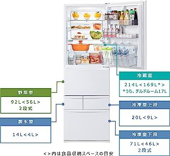 No. 5 - TOSHIBAノンフロン5ドア冷凍冷蔵庫GR-U41GK-WT - 6