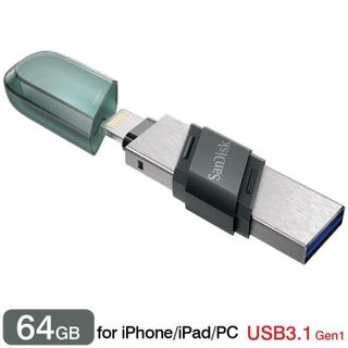 No. 1 - SanDisk iXpand Flash Drive Flip SDIX90N-064G-GN6NN - 2