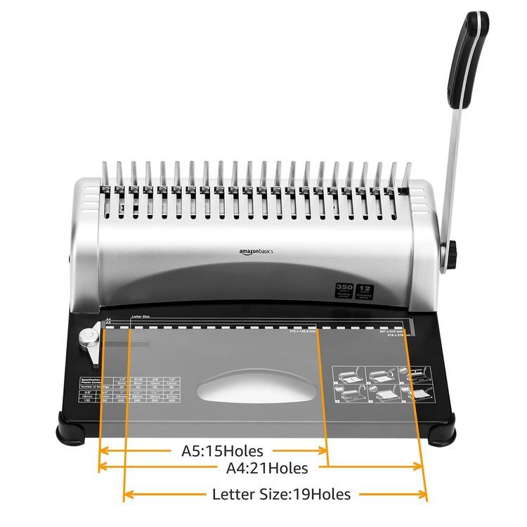 No. 3 - Amazonベーシック 製本機 コーム 櫛型 - 3
