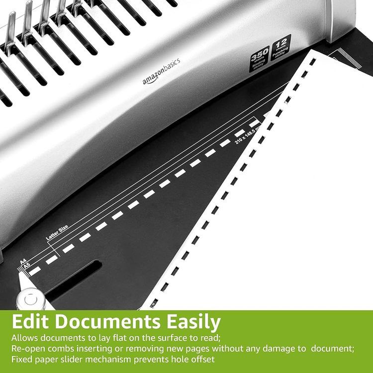 No. 3 - Amazonベーシック 製本機 コーム 櫛型 - 4