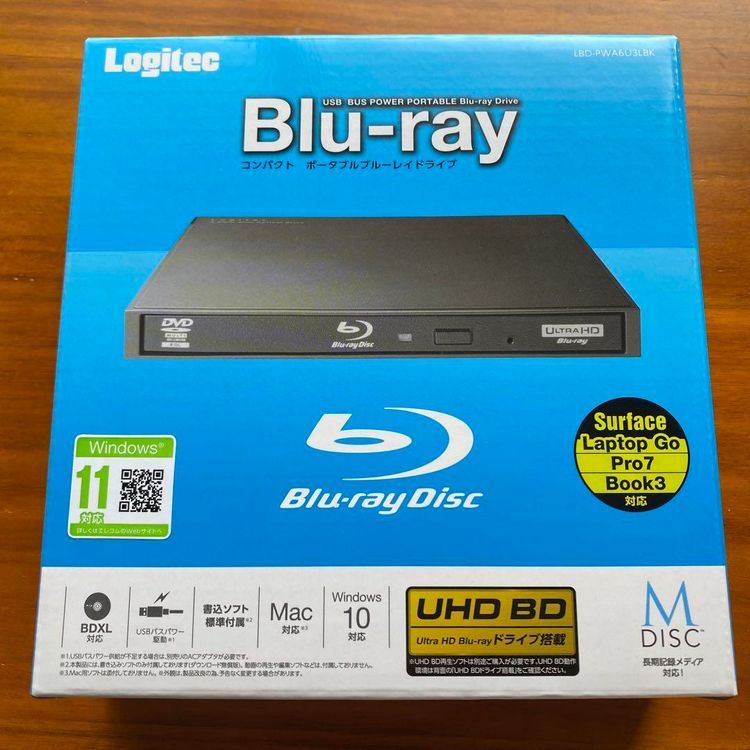 No. 7 - ロジテックBlu-rayドライブ LBD-PWA6U3LシリーズLBD-PWA6U3LBK - 3