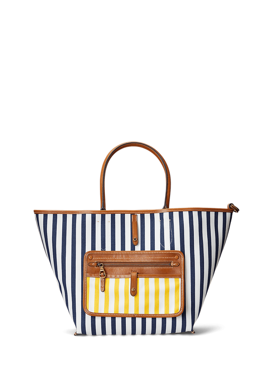 No. 10 - POLOストライプド キャンバス ミディアム Bellport トートWAPOBAG0G620317300 - 6