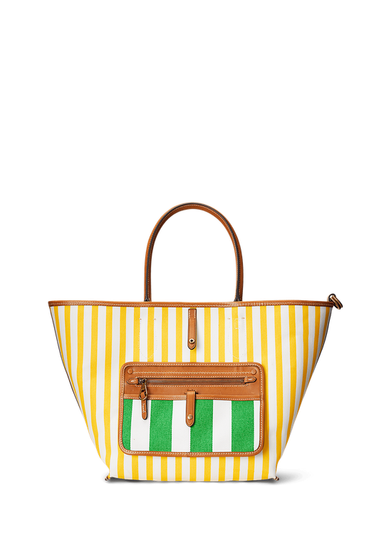 No. 10 - POLOストライプド キャンバス ミディアム Bellport トートWAPOBAG0G620317300 - 3